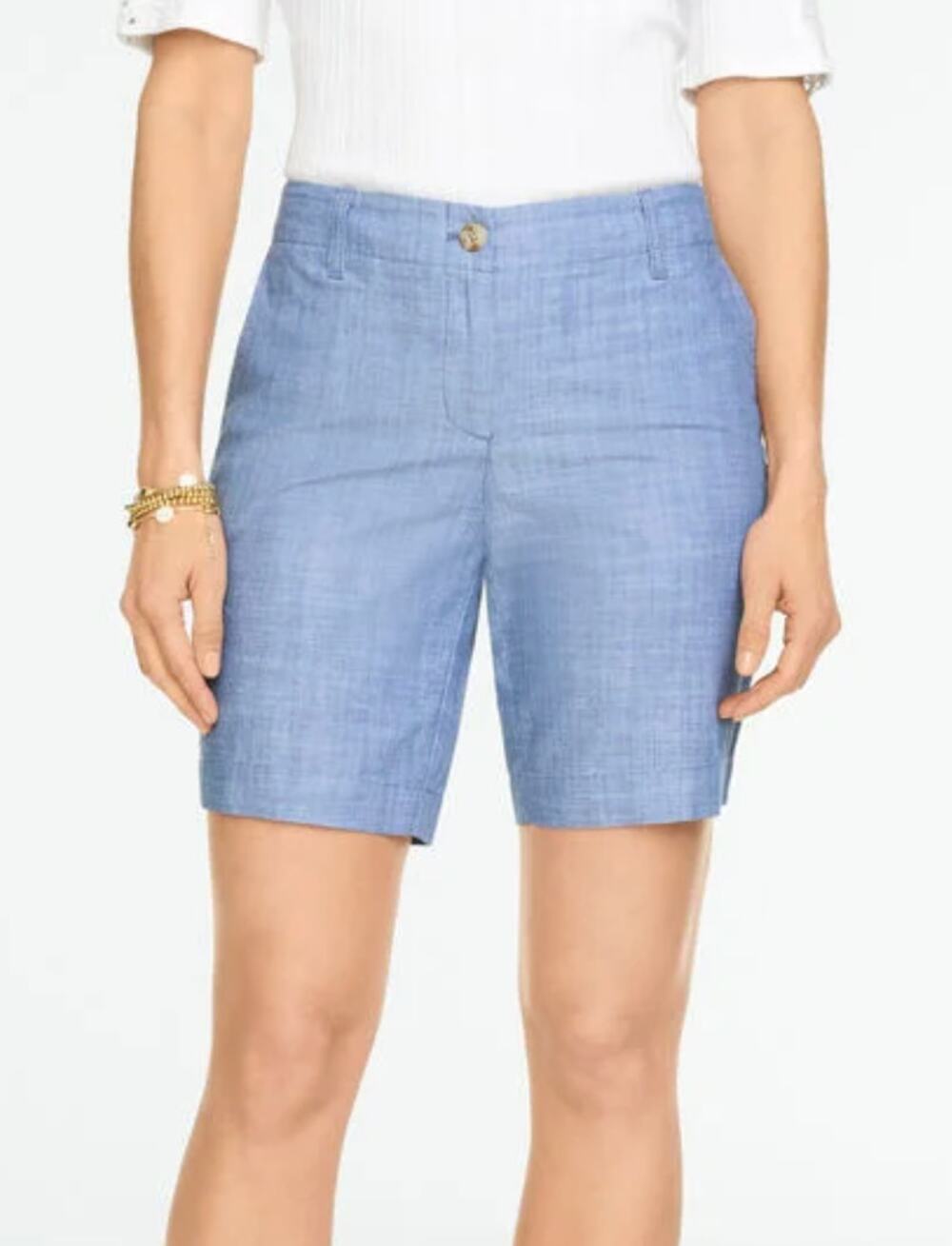 Talbots Newport Chambray Blue Perfect Short size 6P